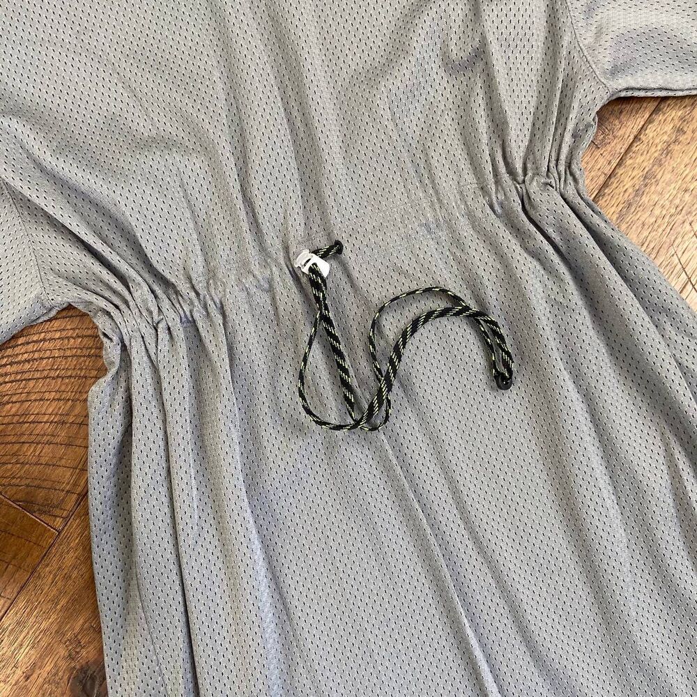 nike L lab mesh jersey cinch dress sport short sleeved oversized - Picture 5 of 10